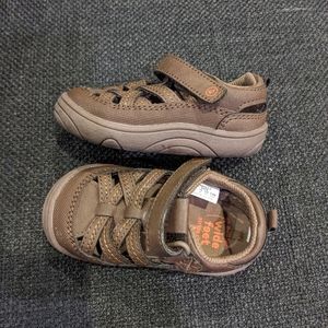 Stride Rite Boys Amos Leather Sandal sz 5